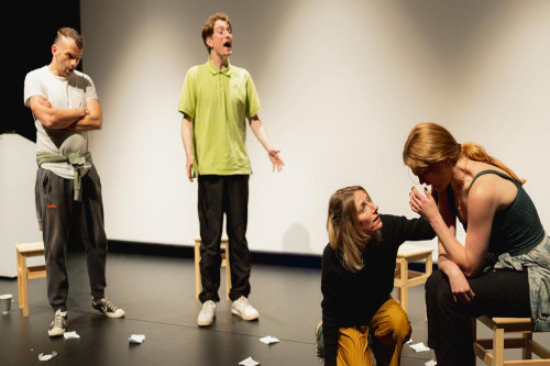 Actors from Moveable Type Theatre, who will be performing at the symposium.